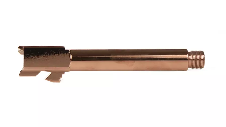 Conversion Barrel for Glock 22 | 9MM | Rose Gold Finish | Threaded