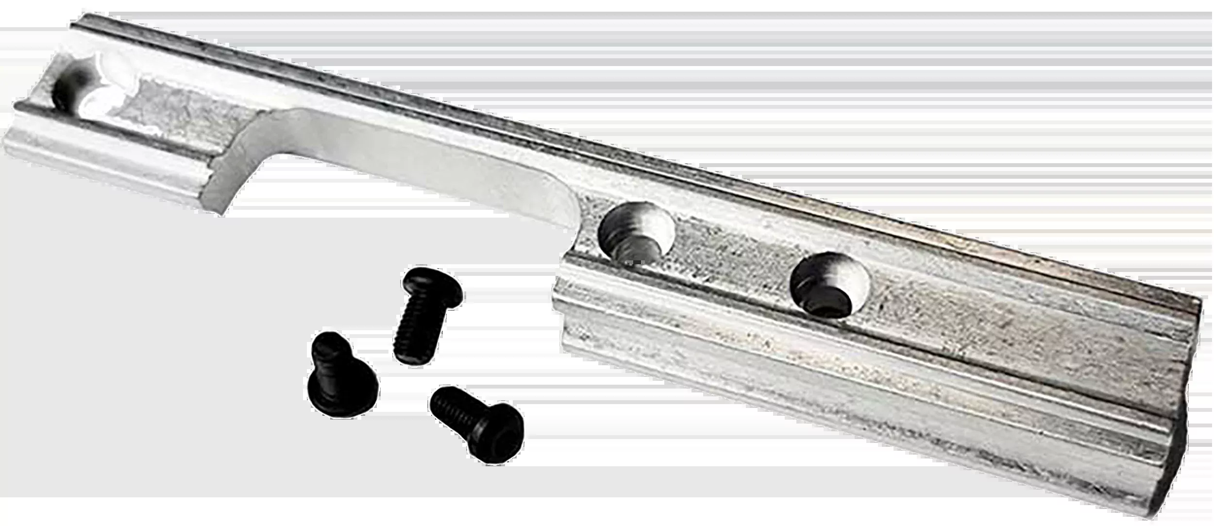 Crickett KSA031ALSS Scope Mount Kit 3/8" Dovetail Silver Aluminum