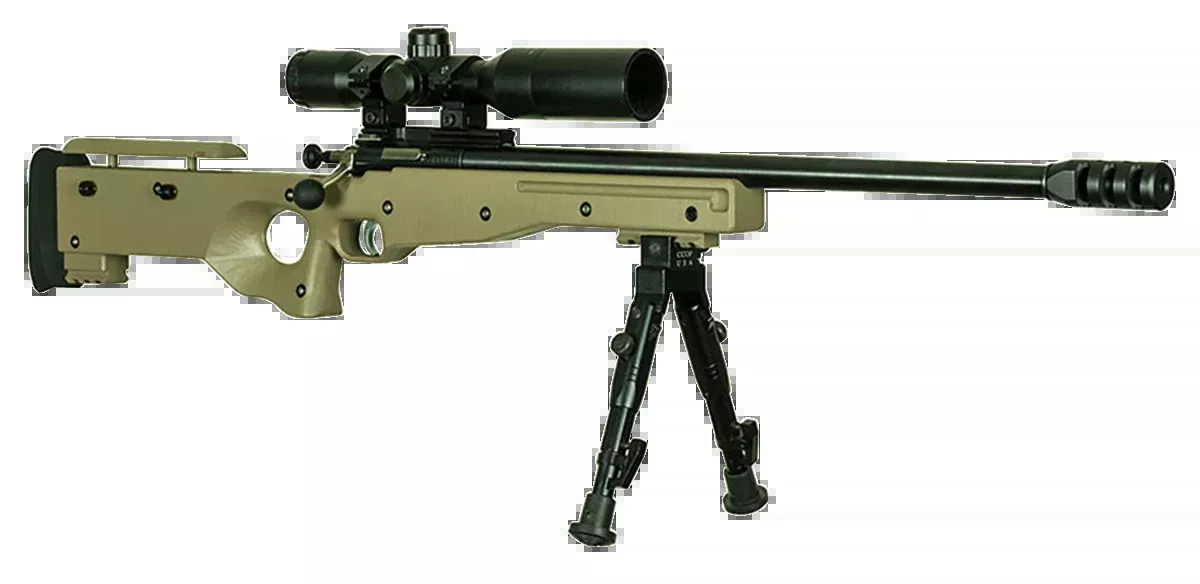 Crickett KSA2157 Precision Complete Package 22 WMR 16.12" 1-Rd Bolt Action Rifle - FDE Thumbhole Stock w/4x28 Scope