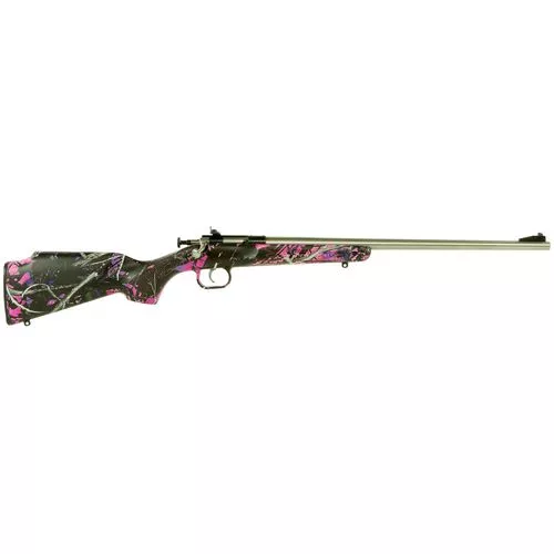 Crickett KSA2167 Crickett22 LR 1rd 16.13" Stainless Steel Muddy Girl Synthetic Stock Right Hand (Youth)