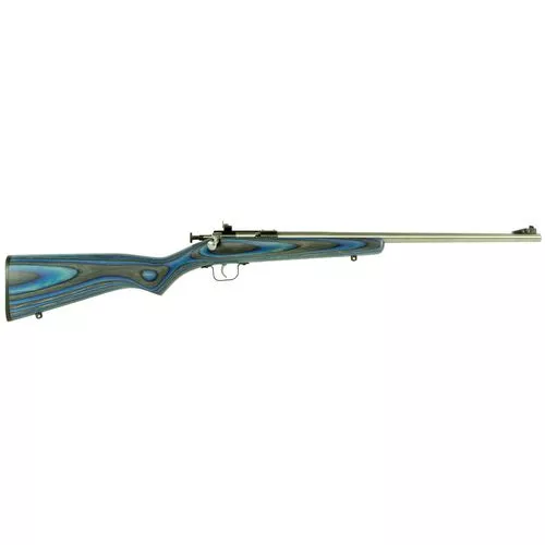 Crickett KSA2223 Crickett22 LR 1rd 16.13" Blued Receiver Stainless Barrel Blue Laminate Stock Right Hand (Youth)