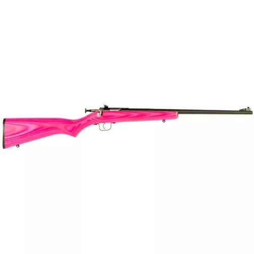 Crickett KSA2225 Crickett22 LR 1rd 16.12" Blued Pink Laminate Stock Right Hand (Youth)