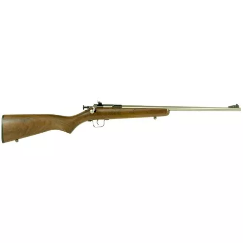 Crickett KSA3238 Crickett22 LR 1rd 16.13" Blued Receiver Stainless Barrel Walnut Stock Right Hand (Youth)