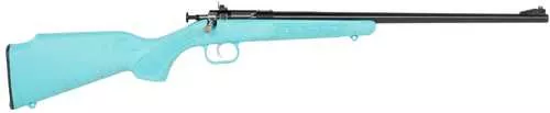 Crickett My First Rifle Gen2 22 LR 1rd 16.10" Blued Single Shot Barrel, Drilled & Tapped Receiver, Blue w/Gold Webbing Fixed Synthetic Stock
