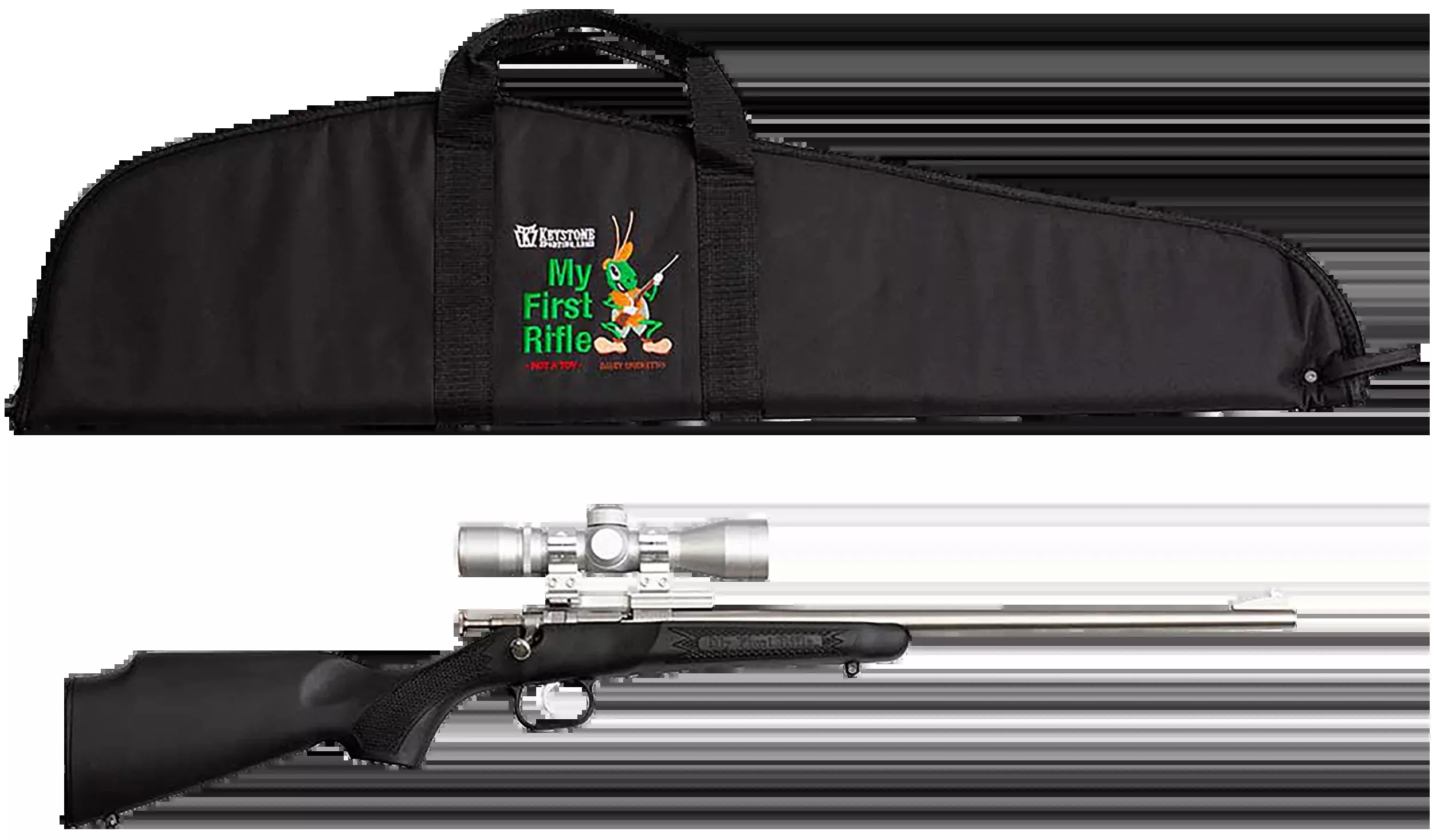 Crickett My First Rifle Package 22 S/L/LR 16.10" 1-Rd Bolt Action Rifle w/ 4x32 Scope