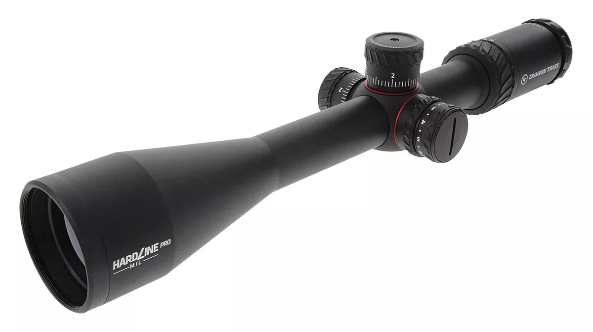 Crimson Trace 0101580 Hardline ProBlack Anodized 4-16x 50mm 30mm Tube Illuminated MR1-MIL Reticle