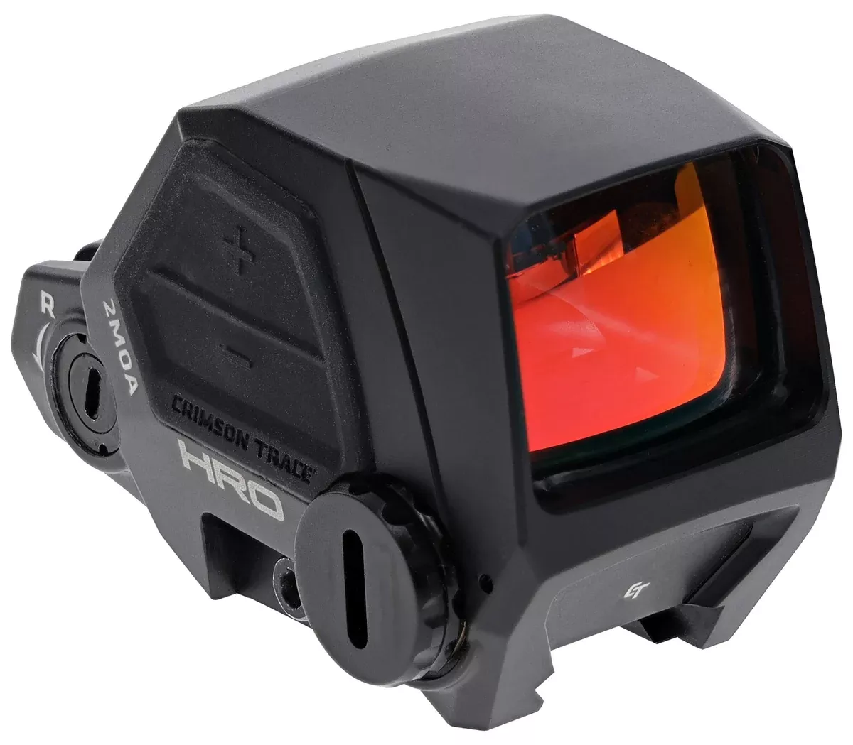 Crimson Trace 0101810 HROBlack Anodized 1x36.50mm 2 MOA Red Dot Reticle