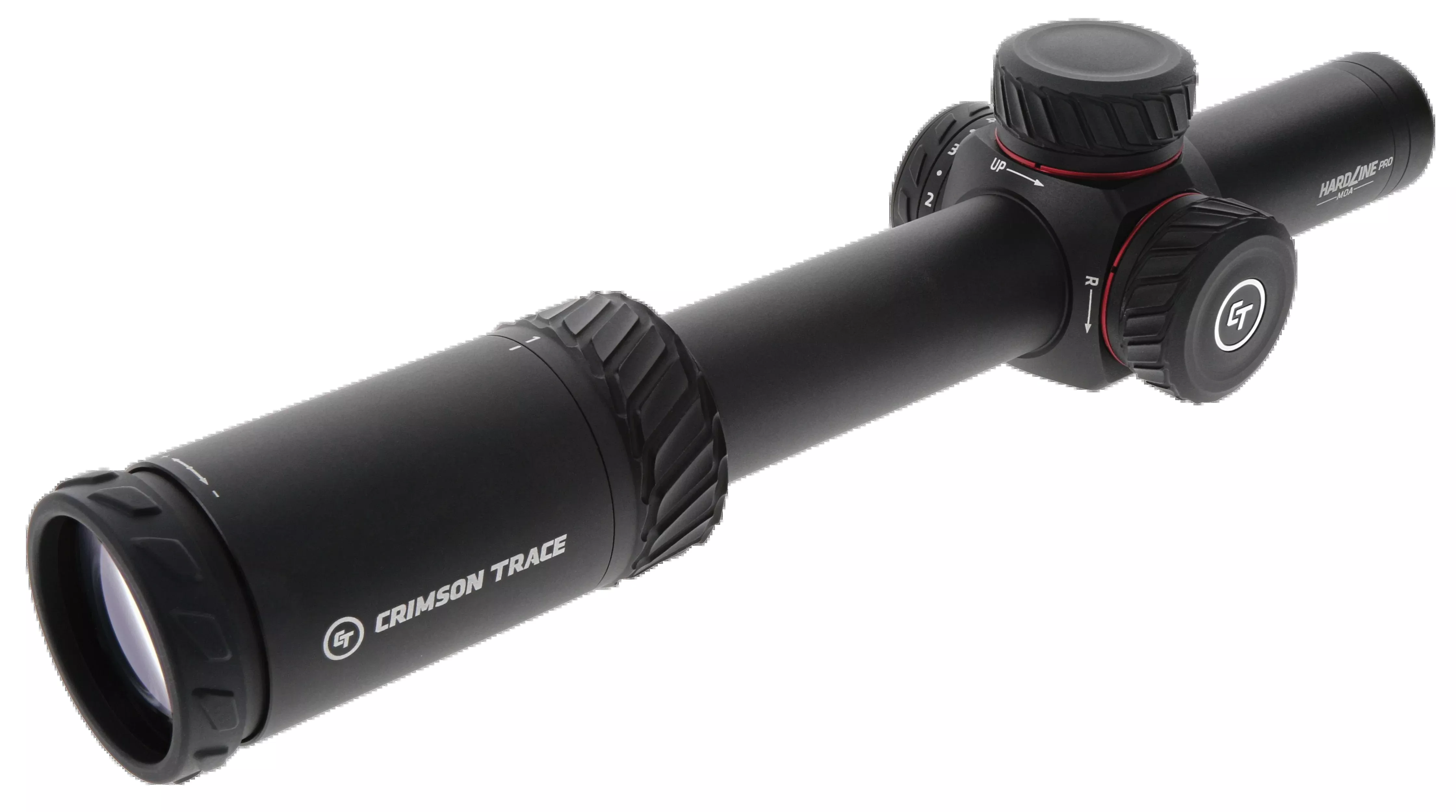 Crimson Trace Hardline Pro 1-6x24mm 30mm Tube Illuminated Competition Reticle Black Matte
