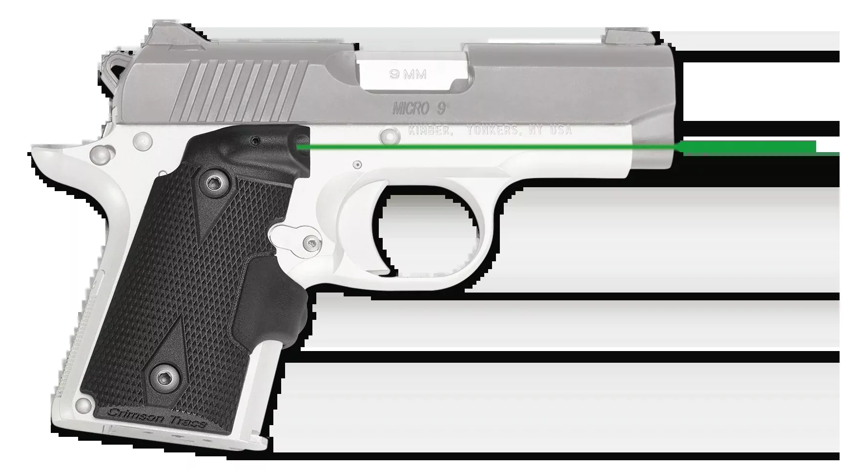 Crimson Trace LG-409G Lasergrips Green Laser Sight for Kimber Micro 9 - Black Polymer