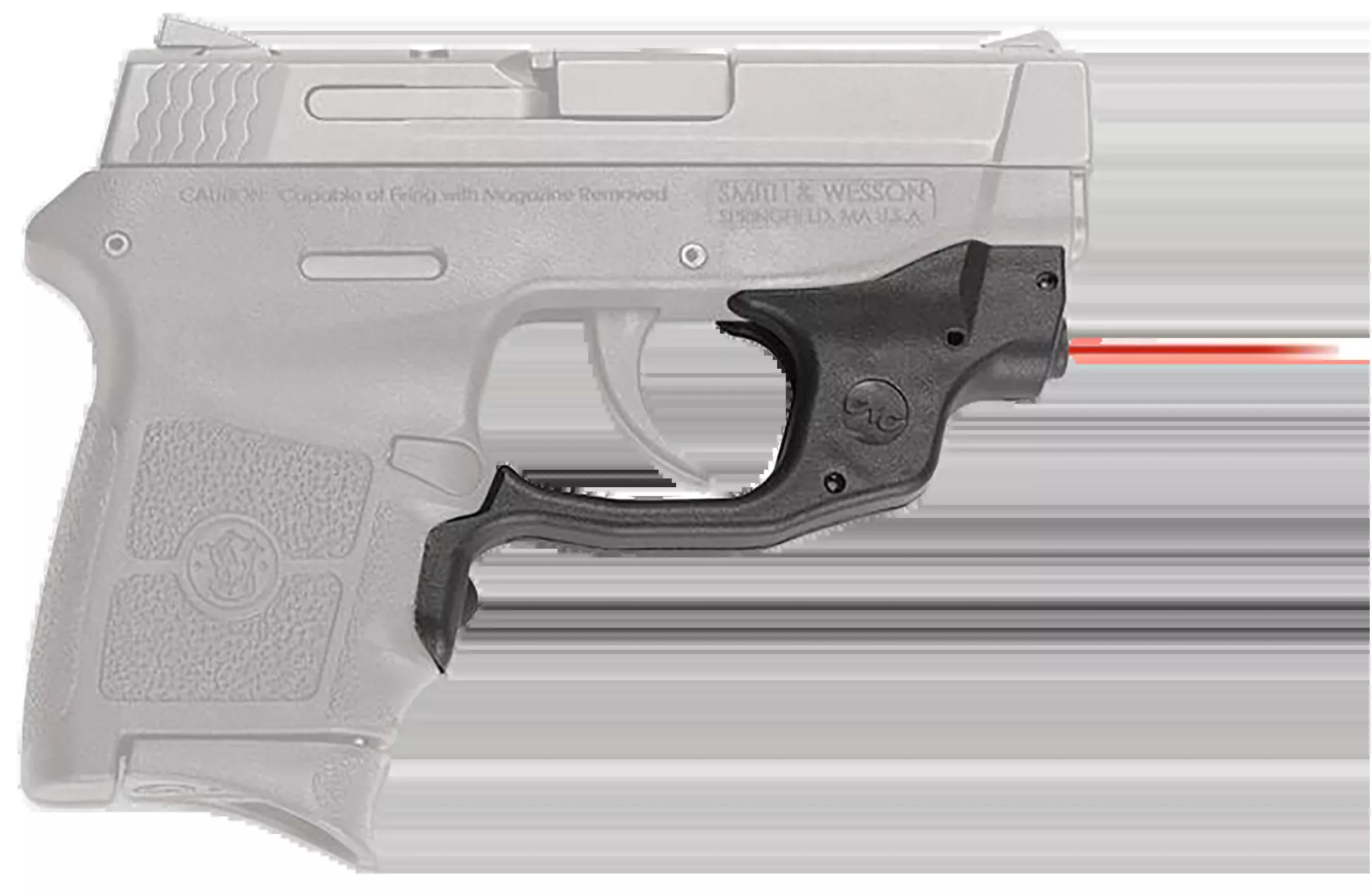 Crimson Trace LG-454 Laserguard Red Laser Sight for S&W M&P Bodyguard .380 - Black Polymer
