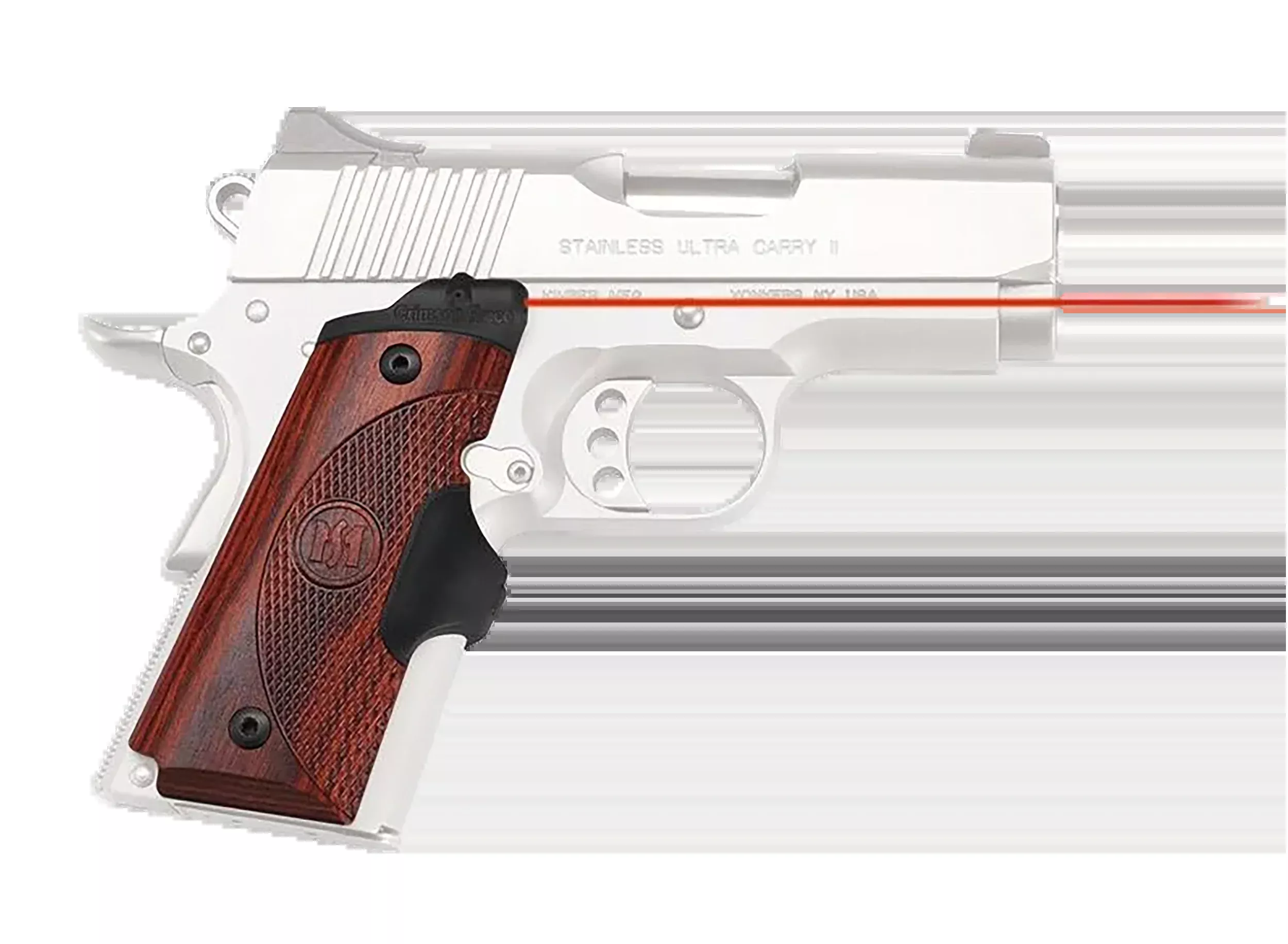 Crimson Trace LG-902 Lasergrips Master Series 1911 Compact Red Laser Rosewood