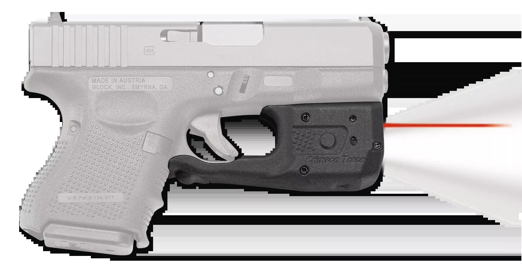 Crimson Trace LL-810 Laserguard Pro Red Laser & 150 Lumen Light for Glock Subcompact