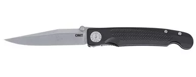 CRKT 4220 Fidus Folding Knife 3.22" Sandvik 12C27 Stonewashed Blade Black GRN Handle - 4220