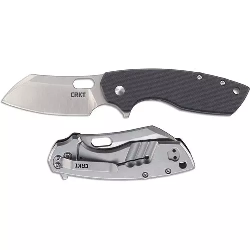 CRKT Pilar Large Folding Knife Satin G10 Handle Knife