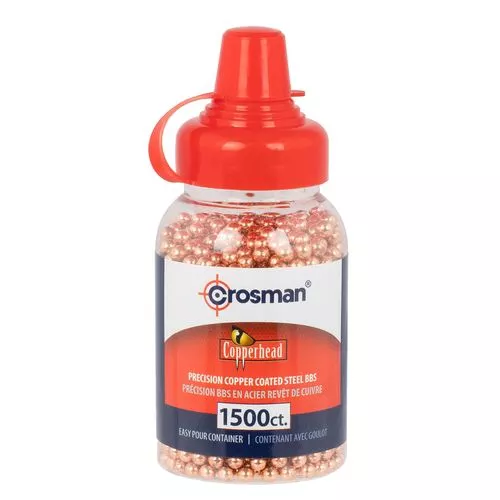 Crosman 0737 CopperHead BBs.177Copper-Coated Steel 1500 Carton