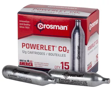 Crosman CO2 Powerlet 12 Gram - 15 Count