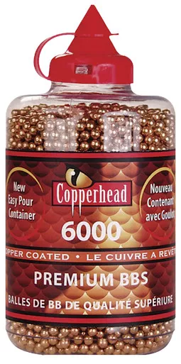 Crosman Copperhead 177 Copper-Coated Steel 6000/Bottle