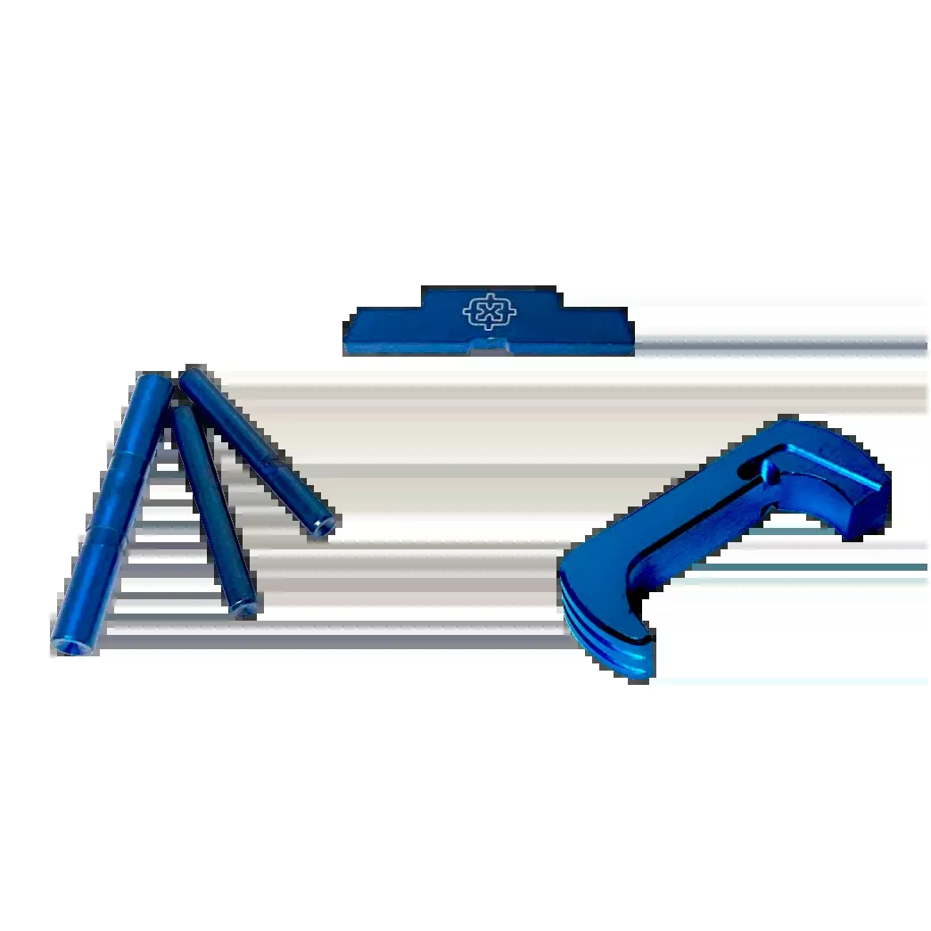 Cross Armory 3-Piece Upgrade Kit Glock 17/19/26/34 Gen5 Blue Anodized