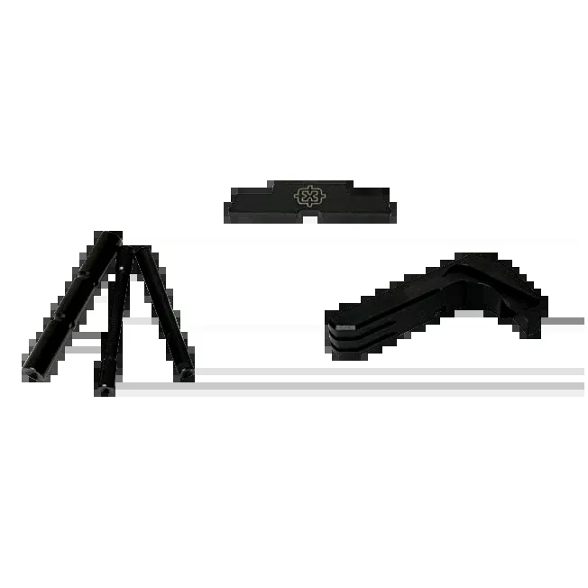Cross Armory CRG4OKBK 3 Piece Kit Extended Glock Gen4 Black Anodized Steel/Aluminum Handgun