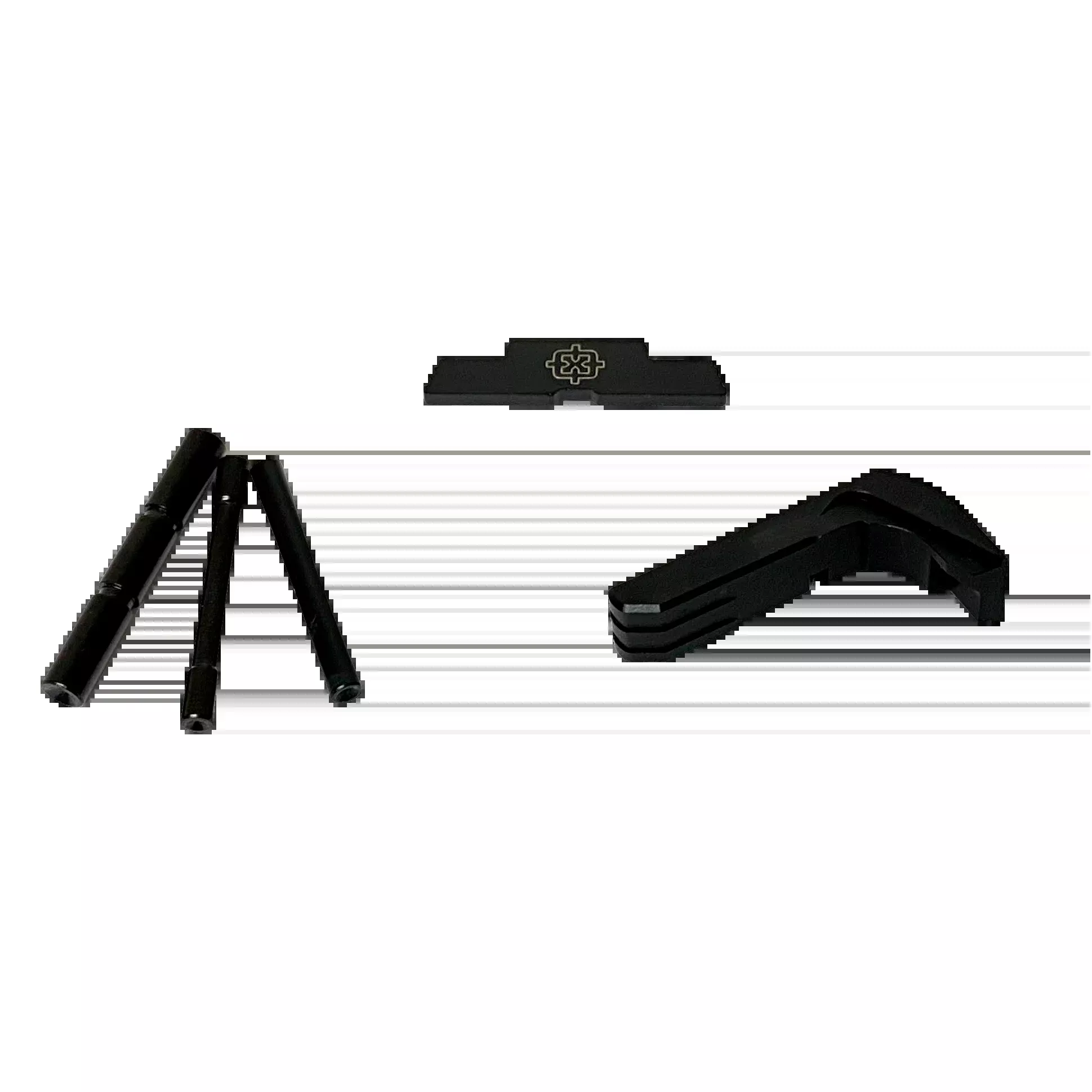 Cross Armory CRG5OKBK 3-Piece Kit Extended Glock 17/19/26/34 Gen5 Black Anodized