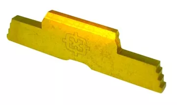 Cross Armory CRG5SLGD Slide LockExtended Compatible w/Glock Gen1-5/P80 Gold Steel