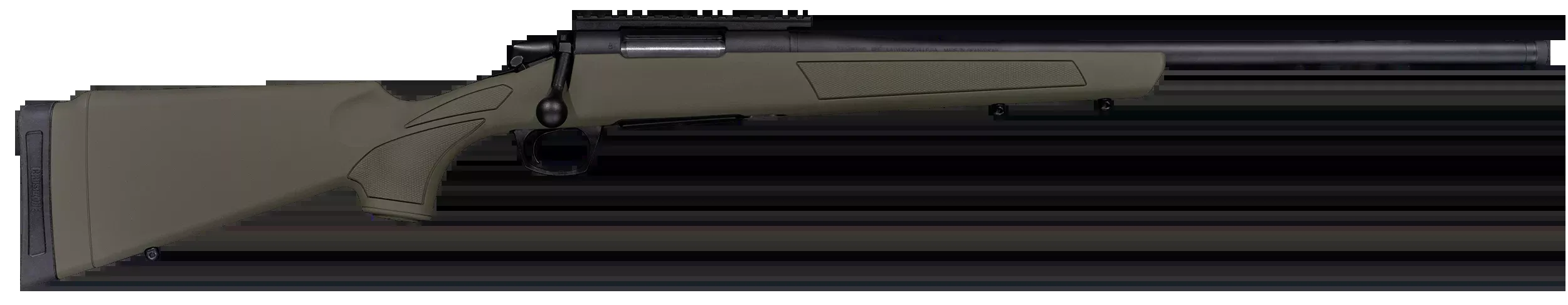CVA Cascade 7mm-08 Rem 22" 4+1 Bolt Action Rifle - Black Cerakote / OD Green Synthetic