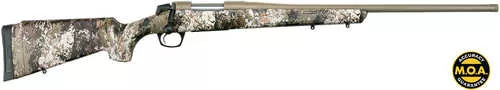 CVA Cascade Bolt Action Rifle .300 Winchester Magnum 24" Barrel 3 Round Capacity Realtree Rockslide Camouflage Synthetic Stock Sniper Gray Finish
