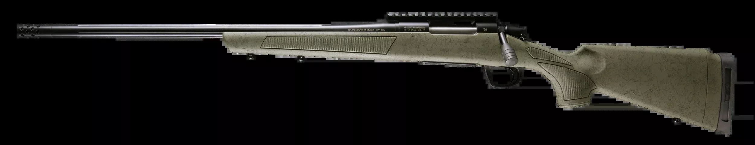 CVA Cascade XT 6.5 Creedmoor 22" 4+1 Bolt-Action Rifle - Left Hand OD Green/Black Web
