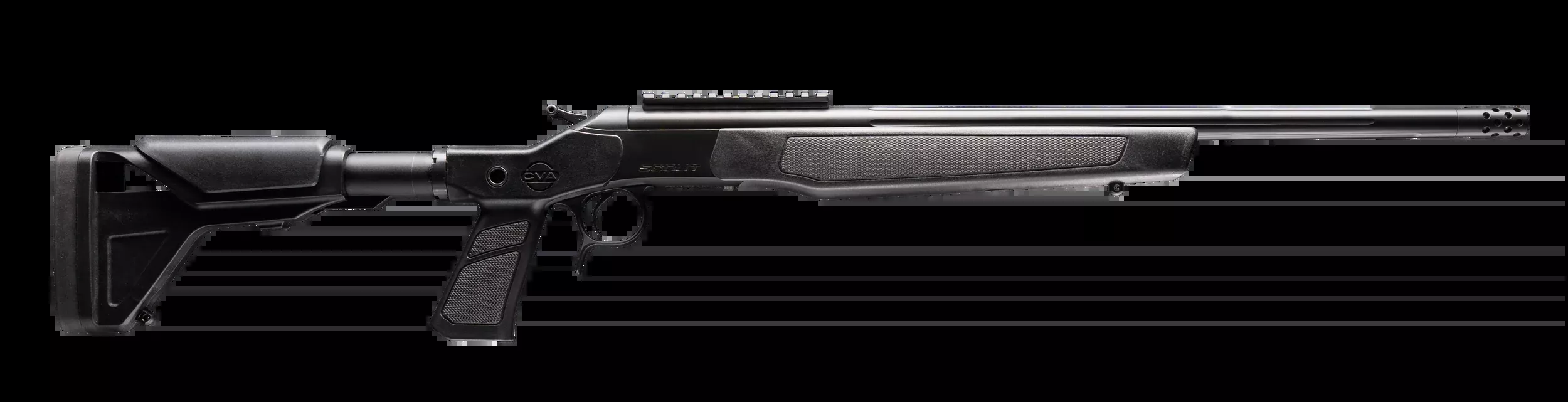 CVA Scout XP 400 Legend 20" Single-Shot Rifle - Graphite Black Synthetic