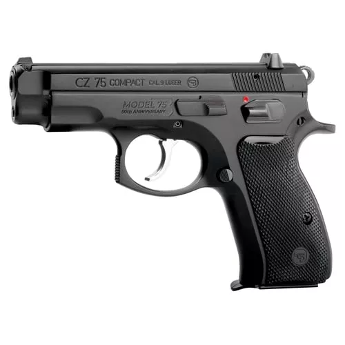 CZ 75 COMPACT 50TH ANNIV ELITE 9MM BLK 10RD