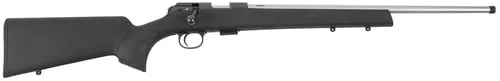 CZ-USA 02395 CZ 457 American 22 LR 5+1 20" Stainless Steel Threaded Barrel, American Style Black Synthetic Stock