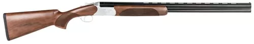 CZ-USA 06478 Redhead Premier16 Gauge 2.75" 2rd 28" Gloss Black Chrome Barrel, Silver Satin Chrome Metal Finish, Walnut Stock Includes IC & M Chokes