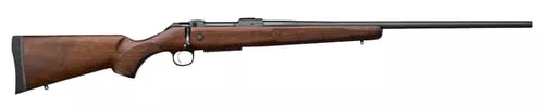 CZ-USA 07712 CZ 600 American ST2 308 Win 5+1 20" Threaded, Black Barrel/Rec, Walnut Stock, Adj. Trigger