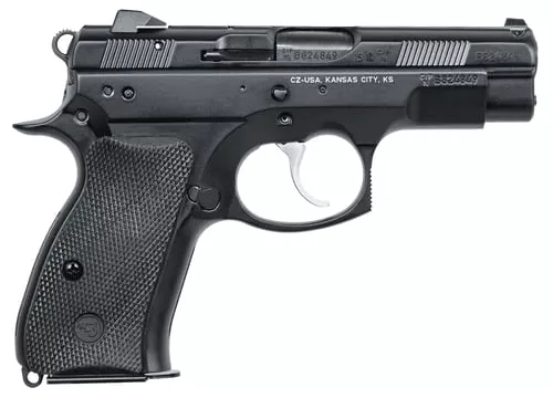 CZ-USA 91194 75D PCR Compact Frame 9mm Luger 14+1 3.75" Black Steel Barrel, Black Steel Serrated Slide, Black Polycoat Aluminum Frame w/Beavertail, Black Rubber Grip, Right Hand
