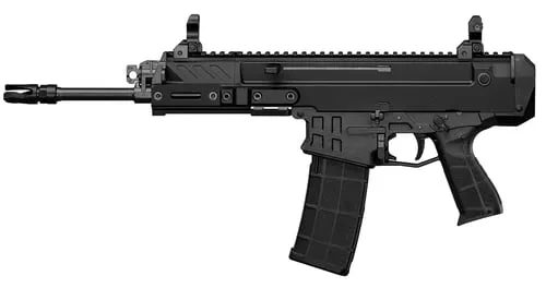 CZ-USA 91450 Bren 2 MS5.56x45mm NATO 30+1 8.26" Black Cold Hammer Forged Barrel & Frame, Black Stippled Polymer Grips Right Hand