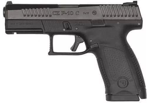 CZ-USA P-10 C 9mm 10 round Capacity 4.02" Barrel Black Polycoat Finish