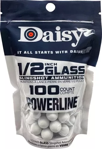 Daisy 1/2" Glass Slingshot Ammo 100-Count Pack