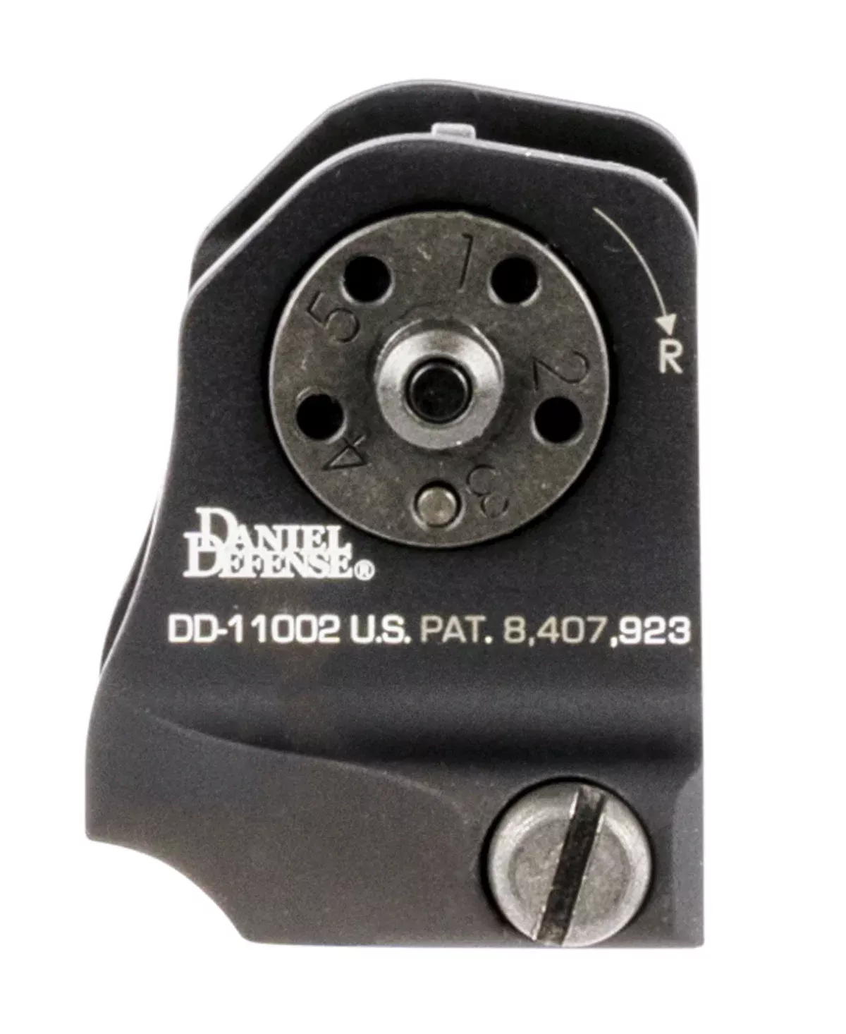 Daniel Defense 1906411002 A1.5 Fixed Rear SightBlack Hardcoat Anodized Fixed Rear Sight