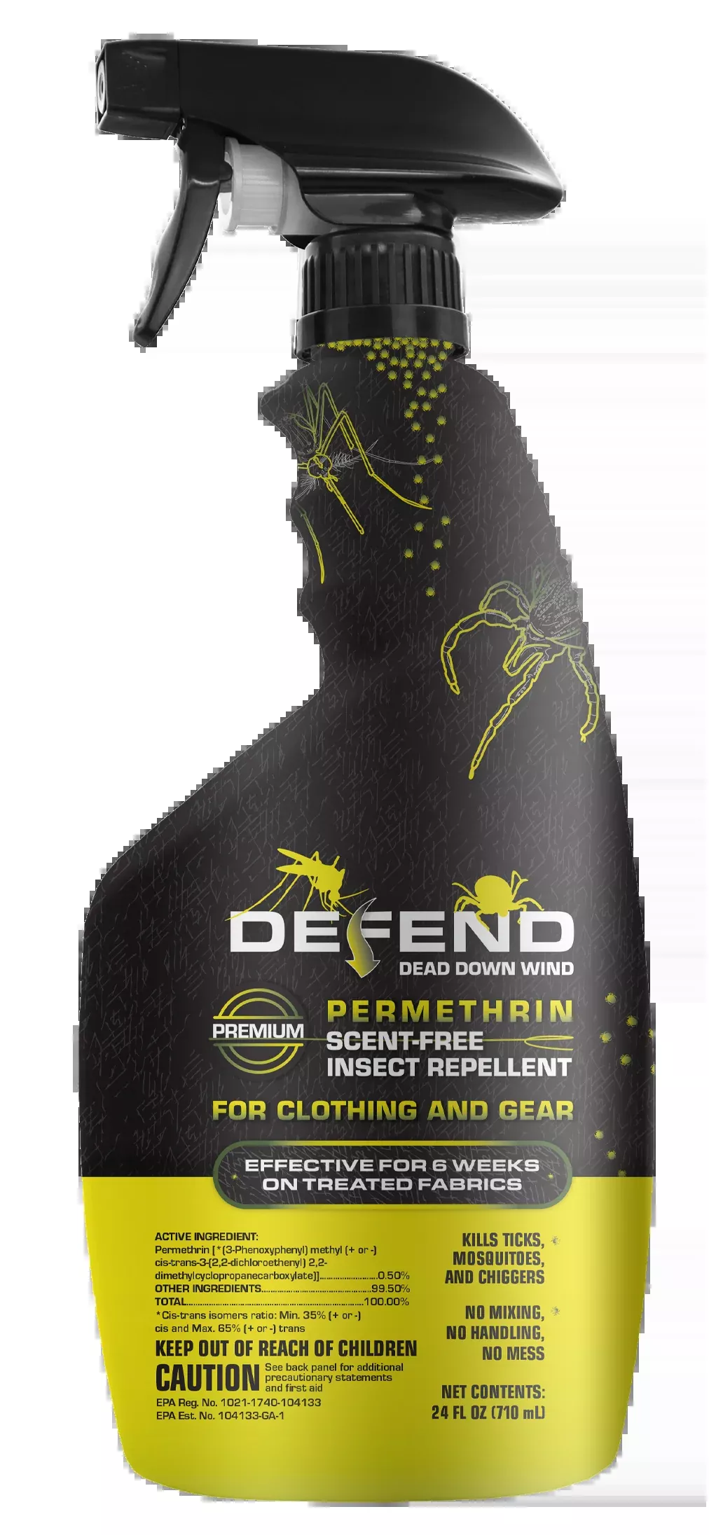 Dead Down Wind Defend Permethrin Clothing Spray 24 oz