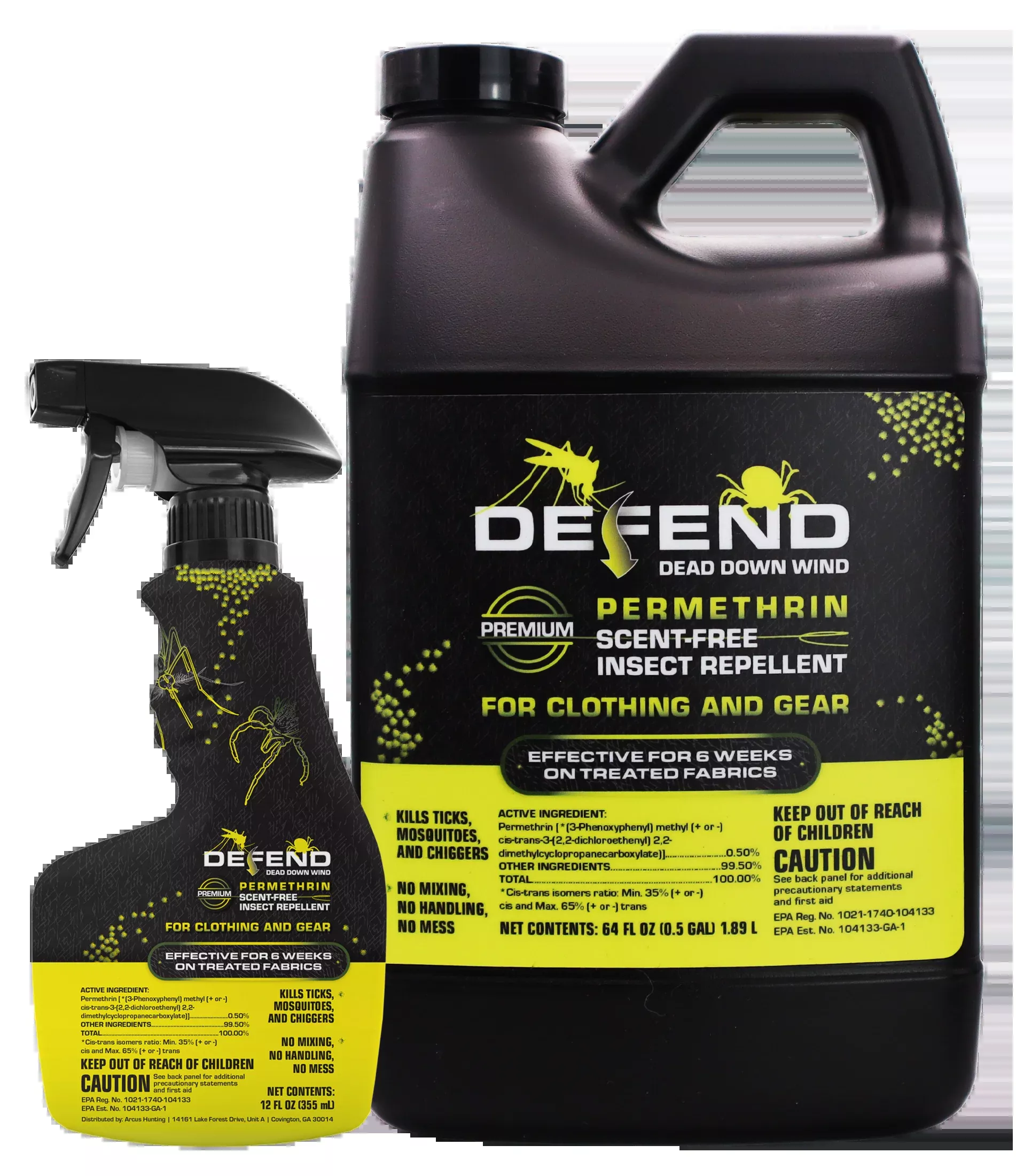 Dead Down Wind Defend Permethrin Clothing Spray 76 oz