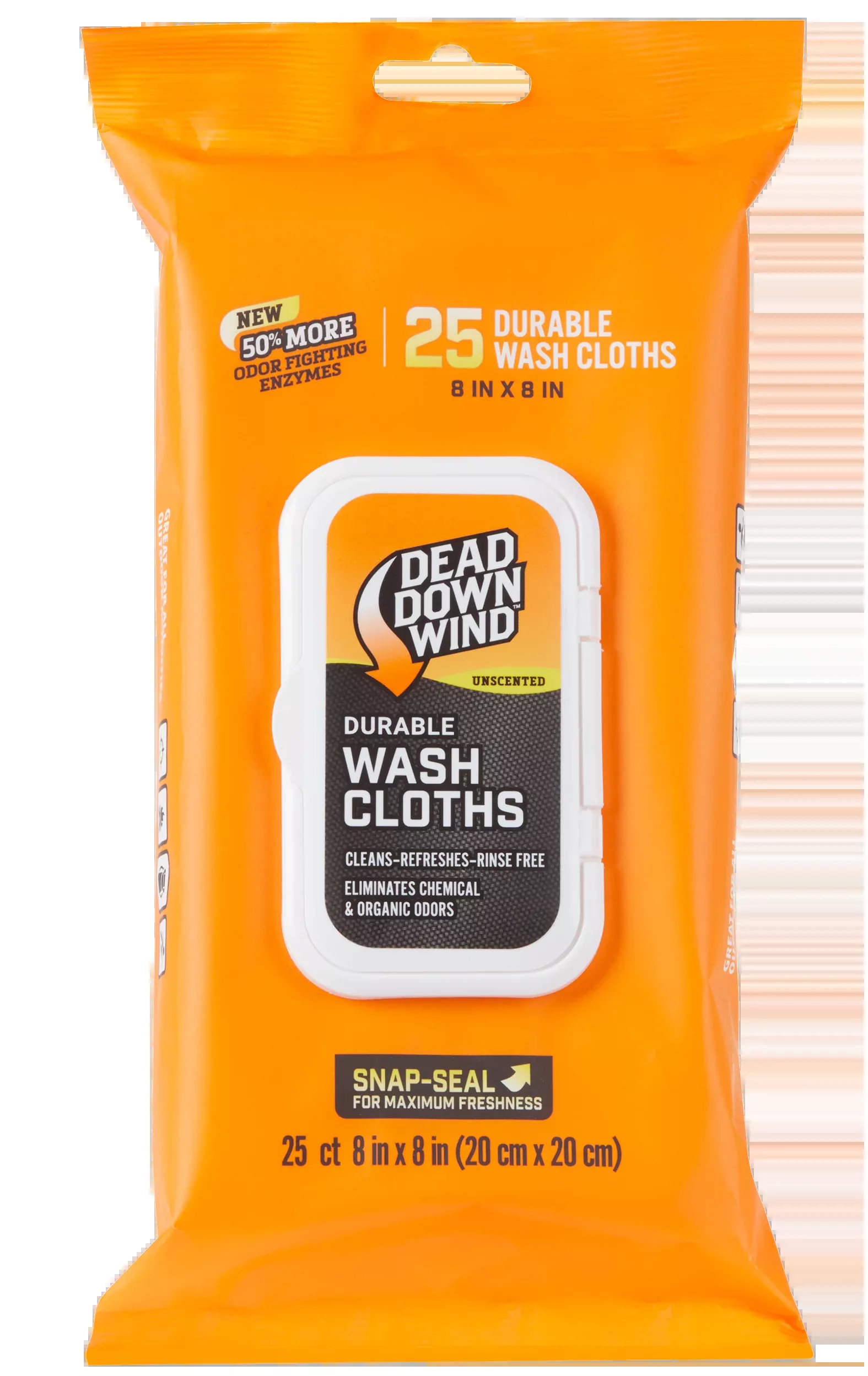 Dead Down Wind Field Wash Cloth 8" x 8" Unscented 25-Count