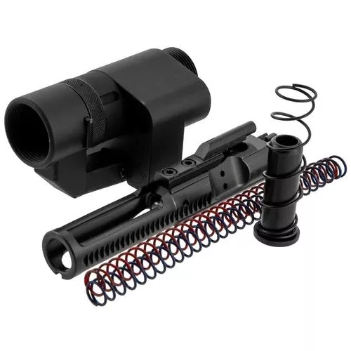 Dead Foot DFAMCSLFSRCDLC Modified Cycle Systemwith Left Side Folding Stock Adaptor Black Hardcoat Anodized BCG