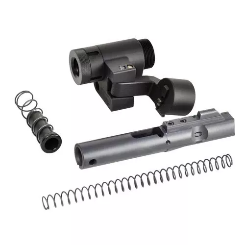 Dead Foot DFAMCSRFS9MMMS Modified Cycle Systemwith Right Side Folding Stock Adaptor Blue-Gray Micro Slick Cerakote BCG