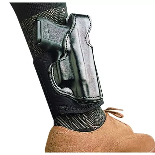 Desantis Gunhide 014PC8JZ0 Die Hard Ankle Rig Sig P365 Leather/Sheepskin Padding Tan