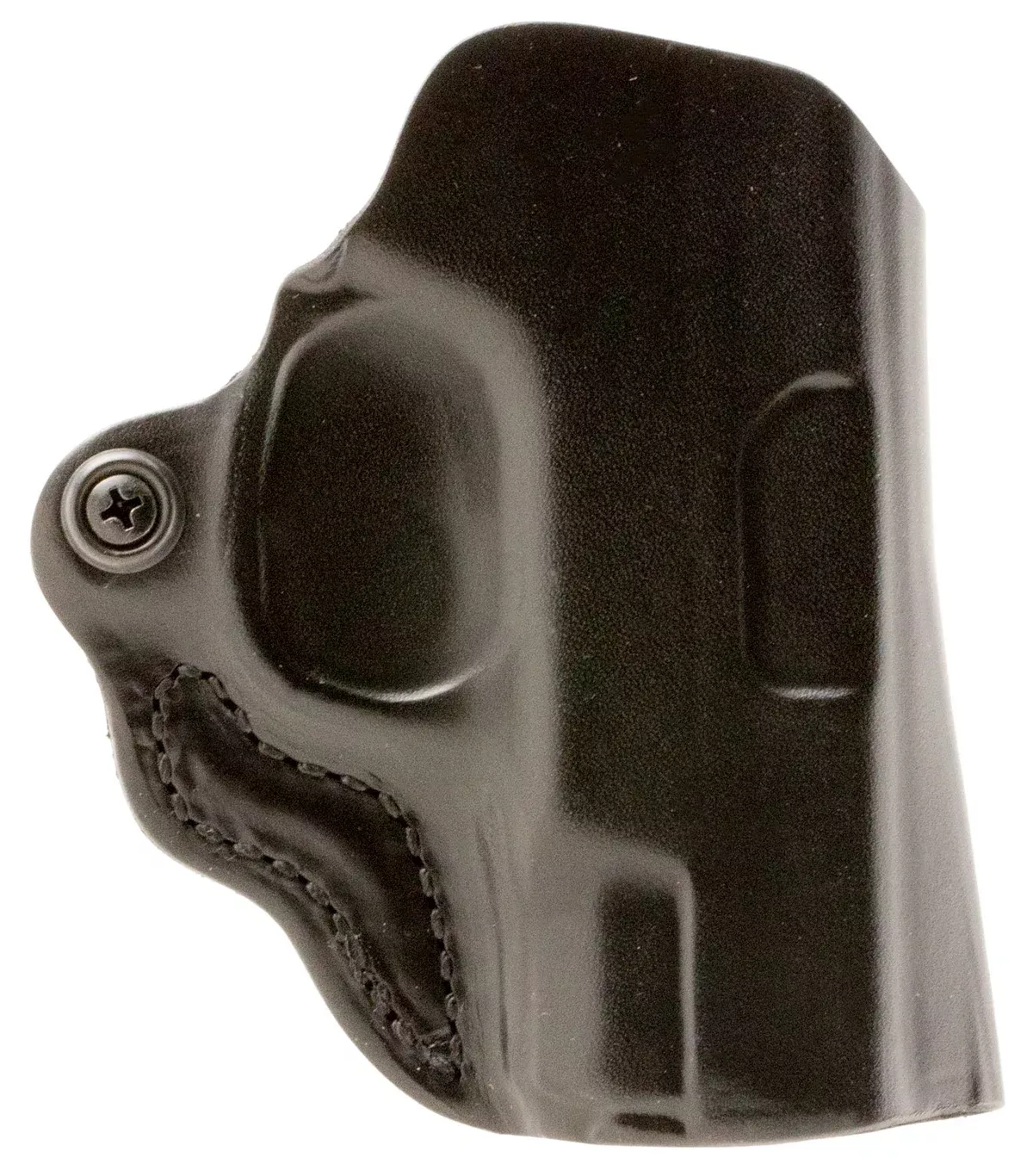 DeSantis Gunhide 019BAE1Z0 Mini ScabbardOWB Black Leather Belt Slide Fits Glock 26/29 Right Hand