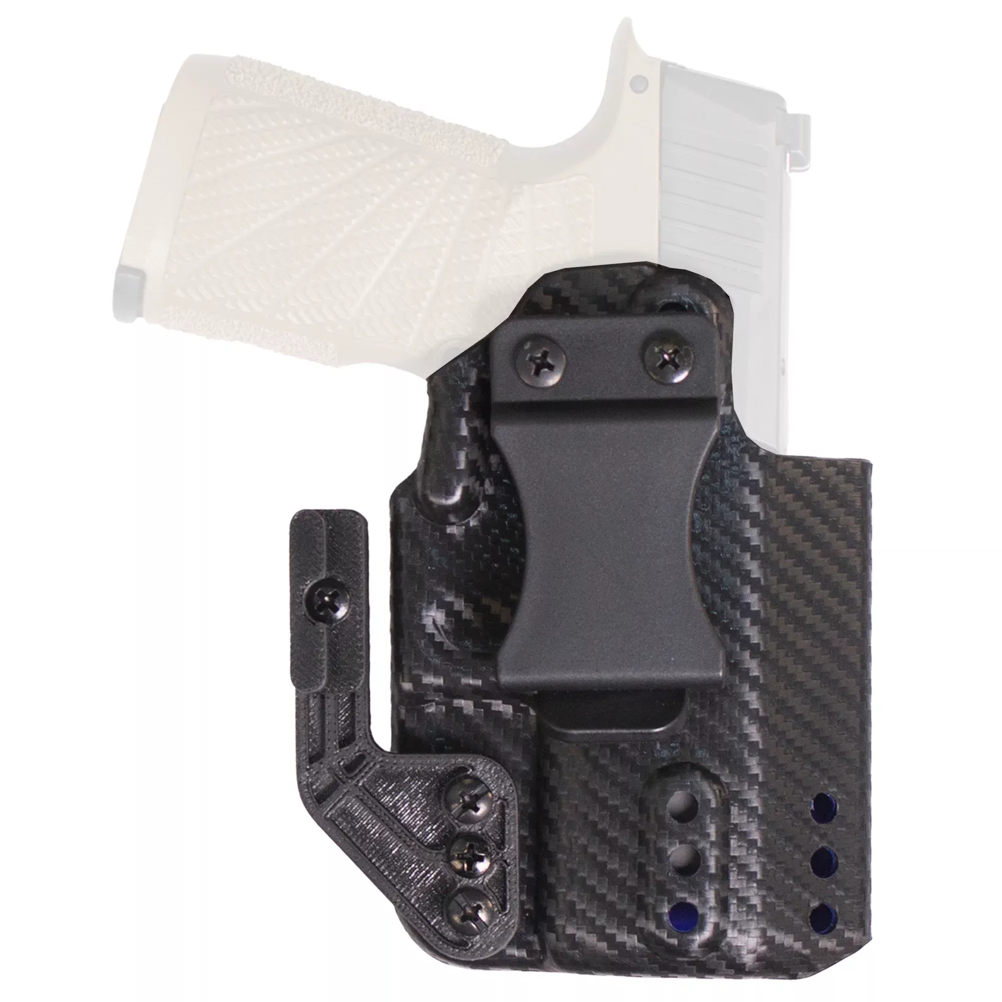 DeSantis Gunhide Persuader IWB Holster for Glock 43/43X, Left Hand, Optic-Ready, Carbon Fiber Black - 213KB3TZ0