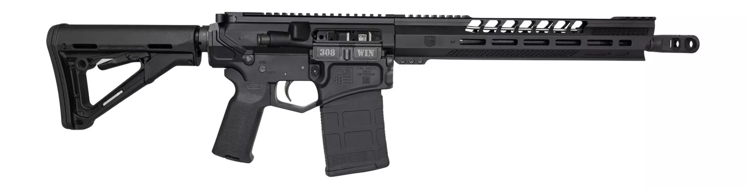 Diamondback DB2430C001 DB10 SBR 308 Win 20+1 13.50″ Black Nitride Threaded Barrel, Black Anodized Aluminum Receiver w/Picatinny Rail, M-LOK Handguard, Magpul Black Polymer Furniture