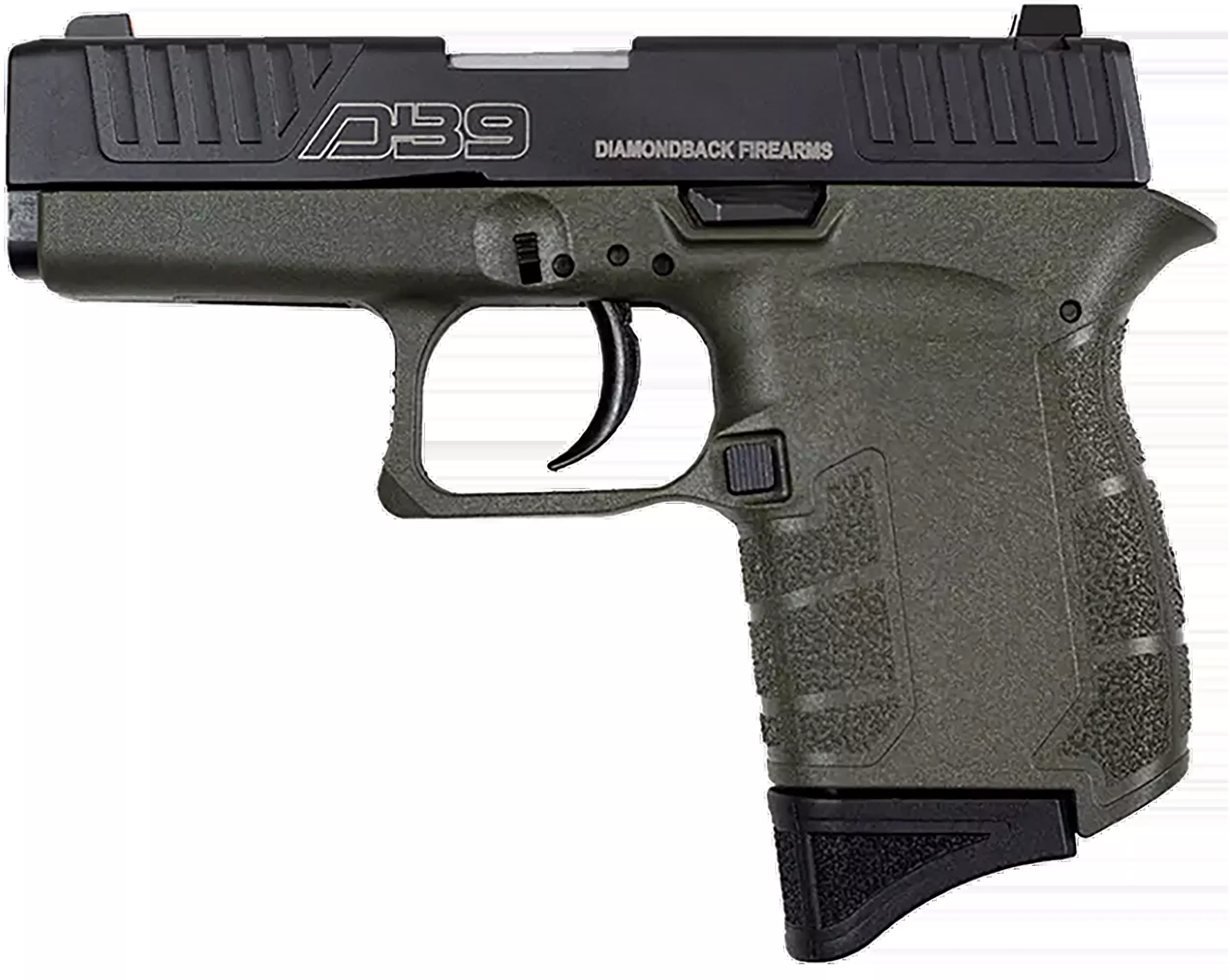 Diamondback DB9 Gen4 9mm Luger 3.10" 6+1 Semi-Auto Pistol - OD Green