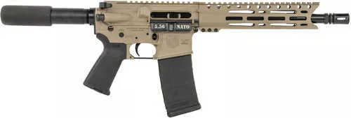 Diamondback Firearms DB15 AR Pistol Carbine Length Semi-Auto AR-Style Tactical .223 Remington 10" 4150 Chrome Moly Black Nitride Barrel (1)-30Rd Magazine Optic Ready Magpul MOE Grips Midnight Bronze Finish