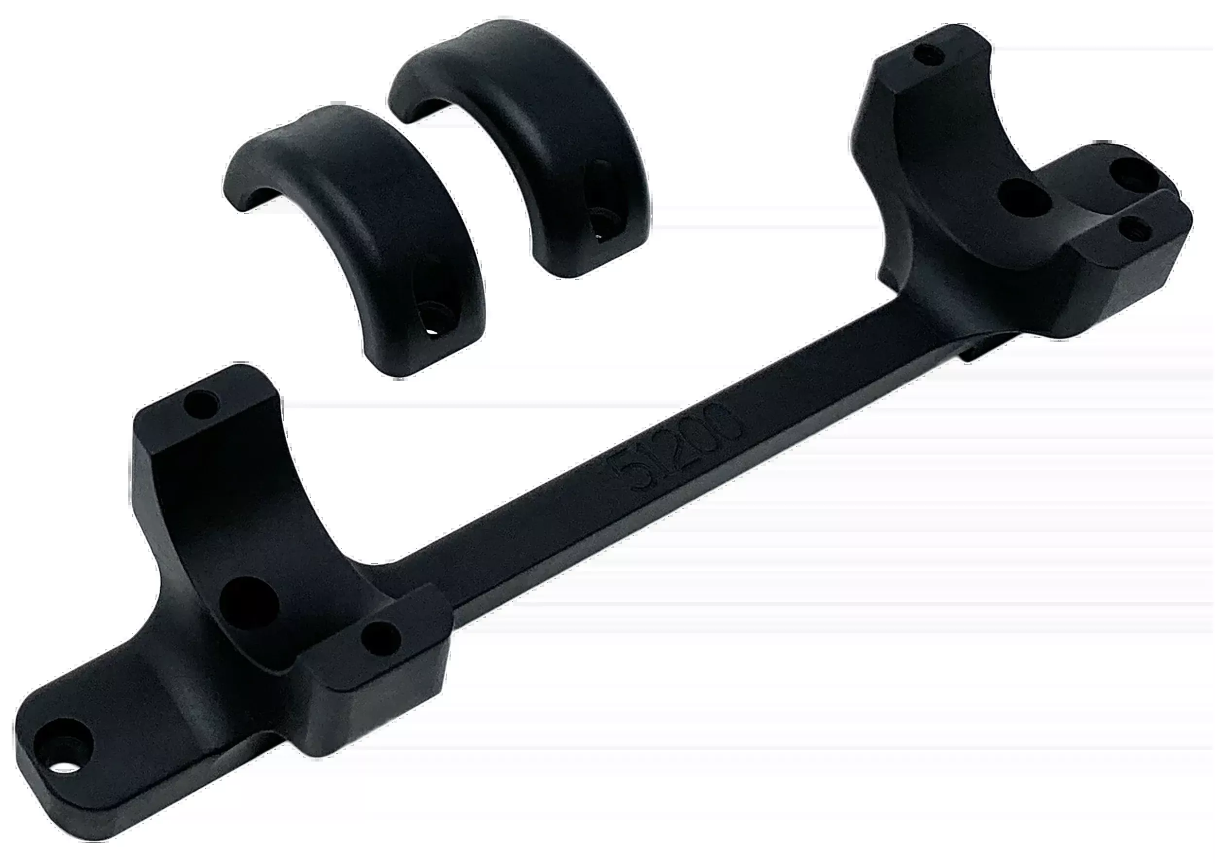 DNZ Game Reaper-Savage 1-Piece Scope Mount & Ring Combo 1" Medium Matte Black - Savage Axis & Edge